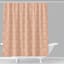 Arabesque Medallion Coral Shower Curtain, 72"