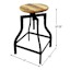 Honeybloom Waco Adjustable Backless Barstool