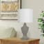 Greyson Grey Small Lamp Base, 13.5"