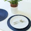 Veranda Set of 6 Midnight Blue Placemats, 15"