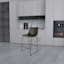 Crosby St. Drake Counter Stool, Dark Grey