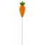 Homespun Easter Carrot Pick, 14"