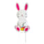 Bunny Brights Bunny with Easter Basket Yard Stake, 31"