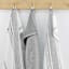 Set of 3 Grey Porter Slub Waffle Cotton Kitchen Towels