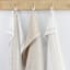 Set of 3 Taupe Porter Slub Waffle Cotton Kitchen Towels