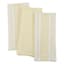 Set of 3 Yellow Porter Slub Waffle Cotton Kitchen Towels