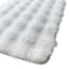 2-Piece White Bubble Faux Fur Rug Set
