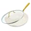 Greenpan Linen Frypan with Glass Lid, 12"