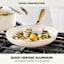 Greenpan Linen Frypan with Glass Lid, 12"