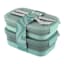 Ello Mint Plastic Lunch Stack