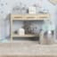 Providence Kate 3-Drawer Parquet Wood Console Table, 48"
