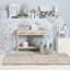 Providence Kate 3-Drawer Parquet Wood Console Table, 48"
