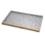 Light Grey Galvanized Metal Bath Tray