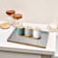 Light Grey Galvanized Metal Bath Tray
