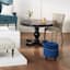 Providence Evening Mist Round Black Wooden Table Top & Base, Pedestal Sold Separately