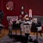 Providence Evening Mist Round Black Wooden Table Top & Base, Pedestal Sold Separately