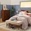 Honeybloom Wooden & Rattan Door Cabinet