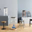 Providence Victoria Backless Barstool, Walnut