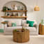 Found & Fable Havana Coffee Table with Natural Mango Wood Finish
