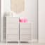 Seth 4-Drawer Storage Tower, Light Grey