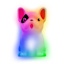 Squishy LED Dog Light, 6"