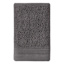 Honeybloom Plush Performance Solid Dark Grey Washcloth, 13"