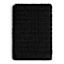Crosby St. Black Terry Waffle Cotton Hand Towel, 16x28