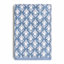 Honeybloom Plush Performance Blue Patterned Cotton Bath Towel, 30x54