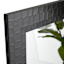 Framed Black Leaner Mirror, 32x66