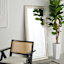 Lacy Metallic Leaner Mirror, 30x65