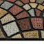 Burlap Bay Rubber Slice Doormat, 23x35