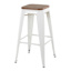 Honeybloom Westfield Barstool, White