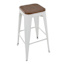 Honeybloom Westfield Barstool, White