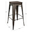 Honeybloom Westfield Barstool, White