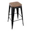 Honeybloom Westfield Barstool, Black
