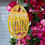 Honeybloom Happy Easter Yellow Egg Metal Yard Stake, 13"