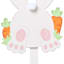 Homespun Easter Wooden Bunny with Carrots Yard Stake, 14"