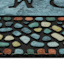 Home Mineral Pebbles Rubber Doormat, 18x30