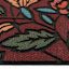 Prairie Jacobean Rubber Doormat, 18x30