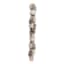 White Skulls Bleeding Taper Candle, 10"