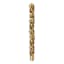 Gold Skull Bleeding Taper Candle, 12"