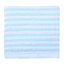 Essential Striped Turquoise Washcloth, 13"