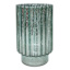 Found & Fable Green Ribbed Glass Vase, 7"