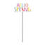 Bunny Brights Hello Spring Yard Stake, 10"