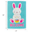 Bunny Brights Bunny with Easter Basket Welcome Yard Flag, 18"