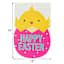 Bunny Brights Happy Easter Chick Yard Flag, 18"