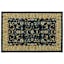 Ikarus Black Traditional Border Accent Rug, 30x45