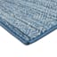 Ikarus Light Blue Diamond Design Accent Rug, 20x32