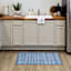Ikarus Light Blue Diamond Design Accent Rug, 30x45