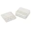 Set of 4 Marble & Brass Inlayed Coasters